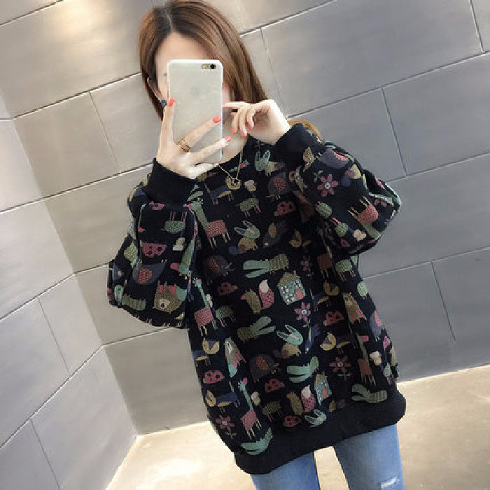 Early autumn loose long sleeve thin sweater