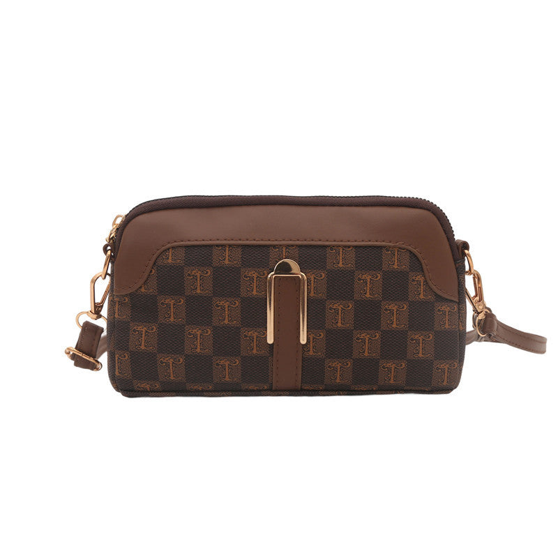 Chess Plaid Women's Bag Autumn And Winter Classic Style Portable
