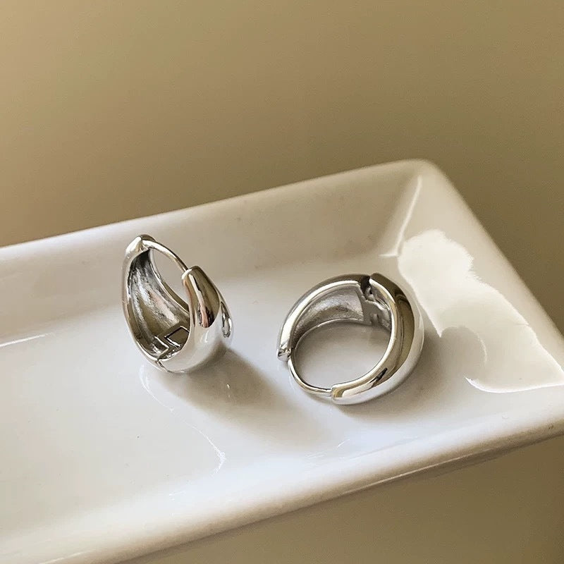 Simple Retro Metal Geometric Simple Earrings