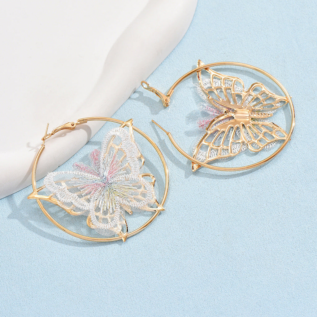 Fashion New Butterfly Temperament Ear Clip Women