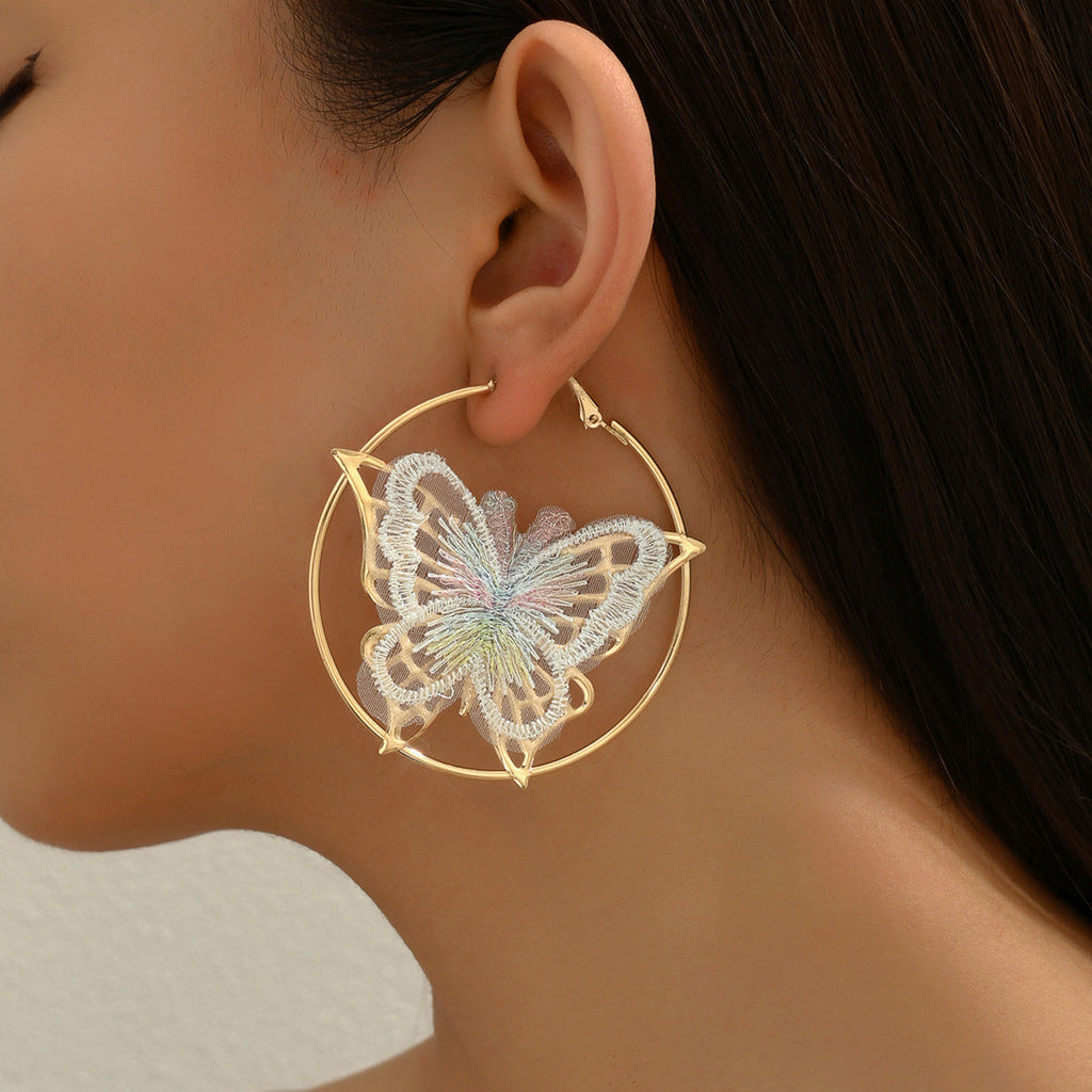 Fashion New Butterfly Temperament Ear Clip Women