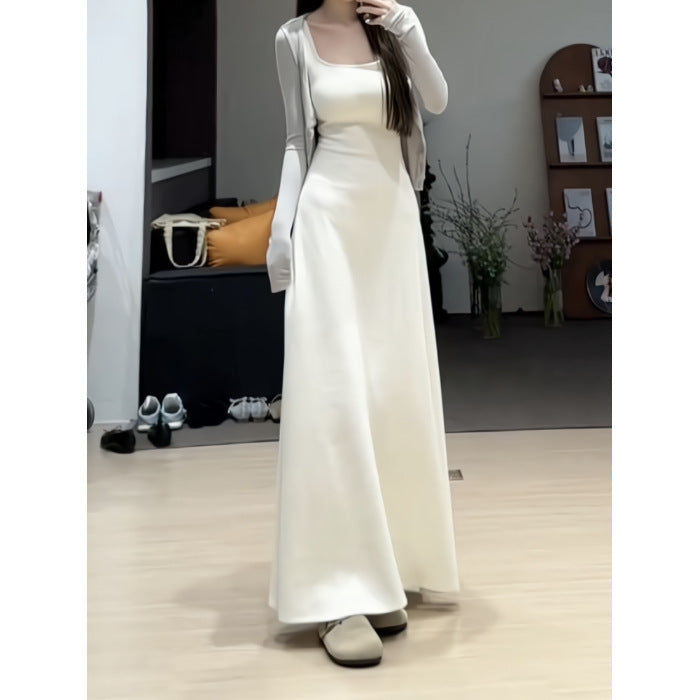 Design Sense Graceful Vest Sling Dress