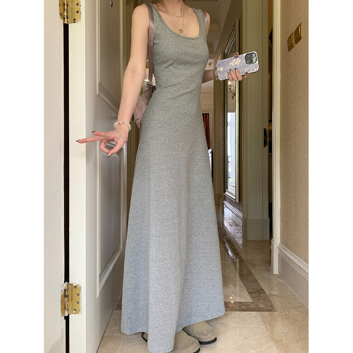 Design Sense Graceful Vest Sling Dress