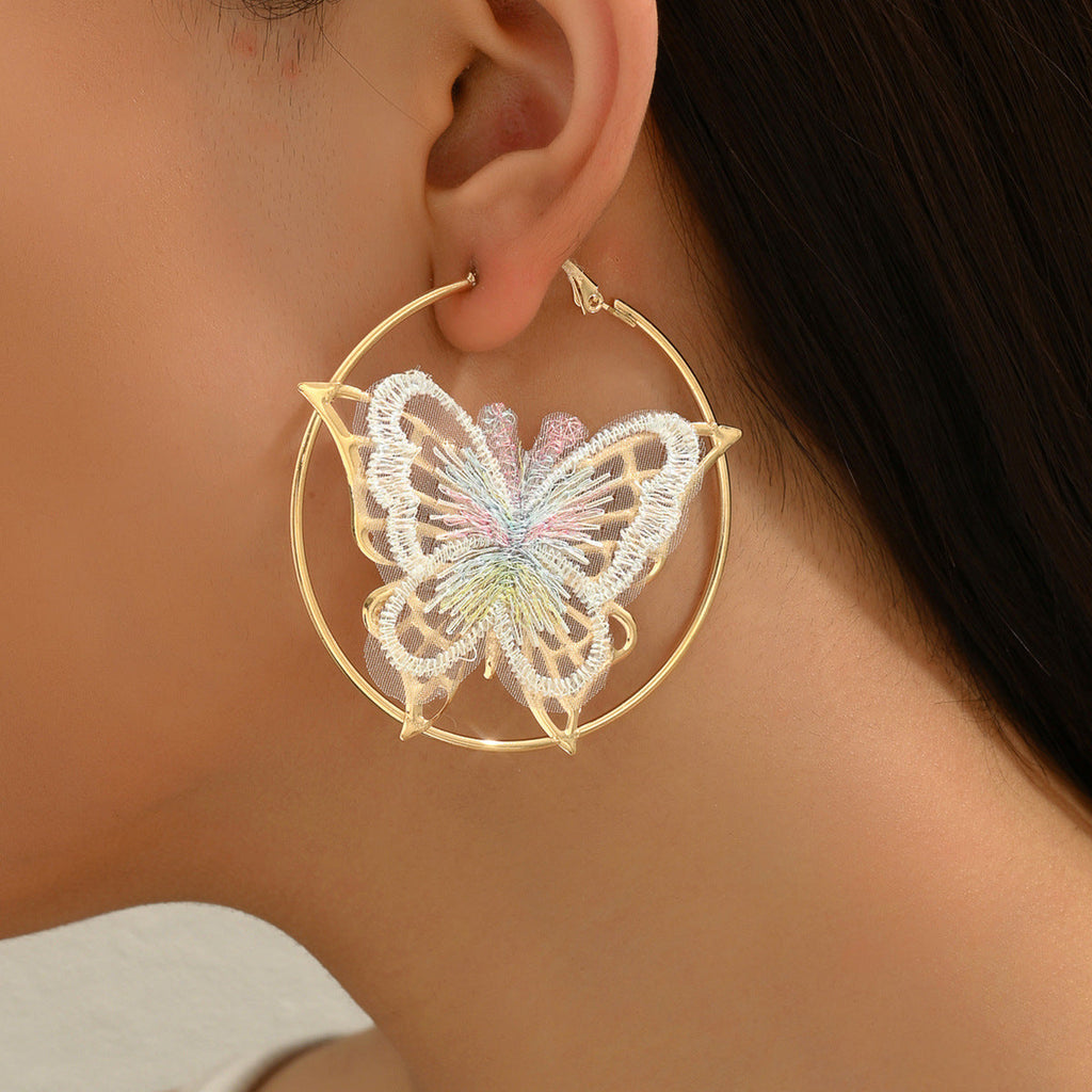 Fashion New Butterfly Temperament Ear Clip Women